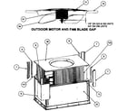 Carrier 48XPN024060300 outdoor motor/fan blade diagram