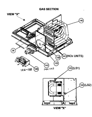 Gas section
