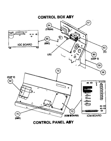 Control box assy