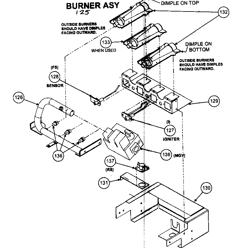 Burner assy