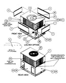 Front view/louver/rear view