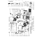 Royal Sovereign ARP-1000ES cabinet parts diagram