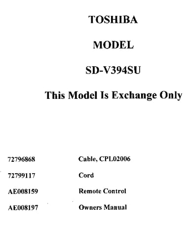 Exchange only
