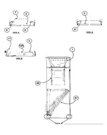 Inside cabinet