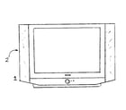 Samsung TX-S2783 cabinet parts diagram