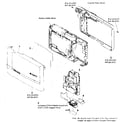 Sony DSC-T30 cabinet/lens parts diagram