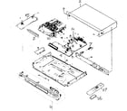 Sony DVP-NS75H cabinet parts diagram