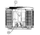 Carrier 24ACR318A003 inside cabinet parts diagram