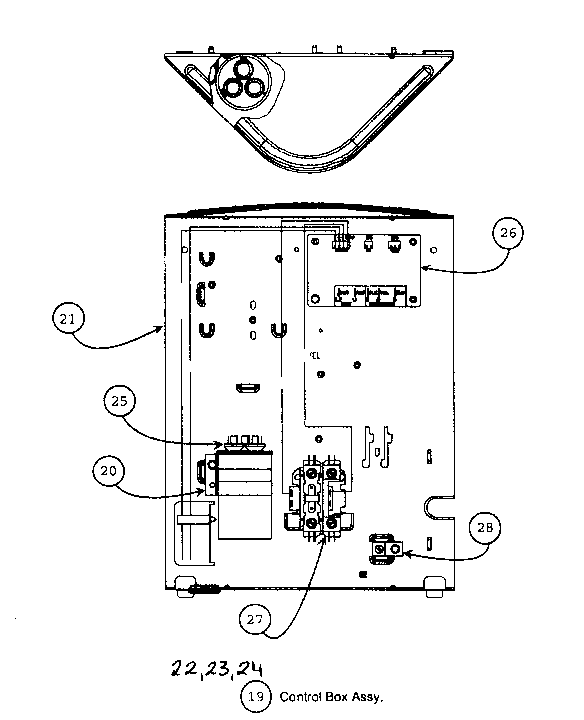 Control box assy