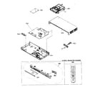Samsung DVD-R130 cabinet parts diagram