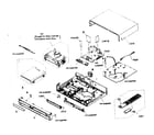 Sony RDR-VX530 cabinet parts diagram