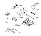 Sony SLV-D370P cabinet parts diagram