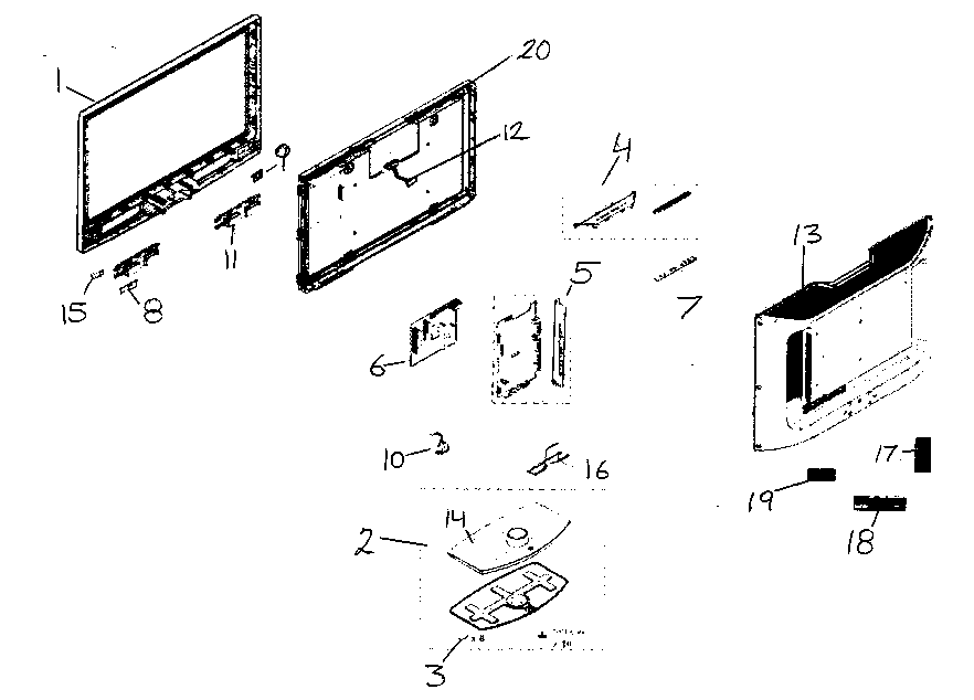 Cabinet parts