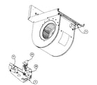 Carrier FX4CNF018000 blower assy diagram