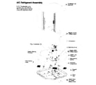 ICP T4A424GKA100 cabinet parts diagram