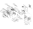 JVC MX-KC4 cabinet parts diagram