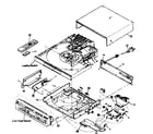 Sony DVP-NC80V cabinet parts diagram