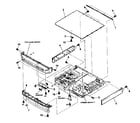 Sony HCD-FX500 cabinet parts diagram