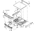 Sony DAV-FX500 cabinet parts diagram