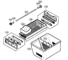 Kenmore Elite 79577192600 freezer parts diagram