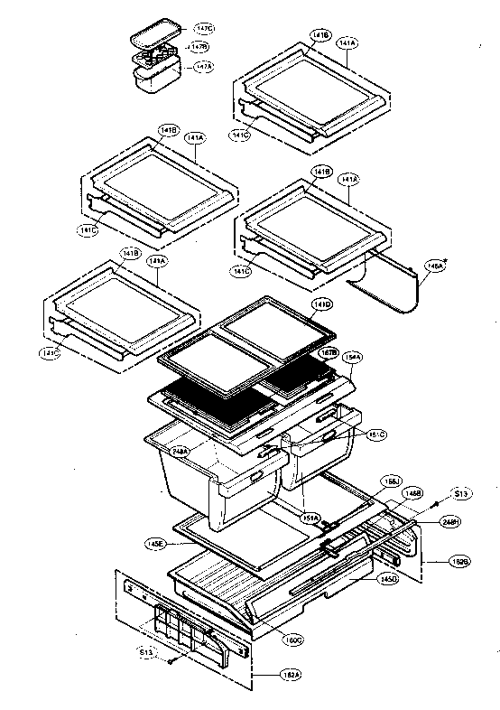 Refrigerator parts