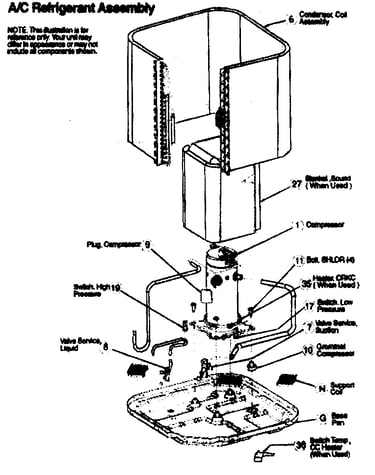 Refrigerant assy