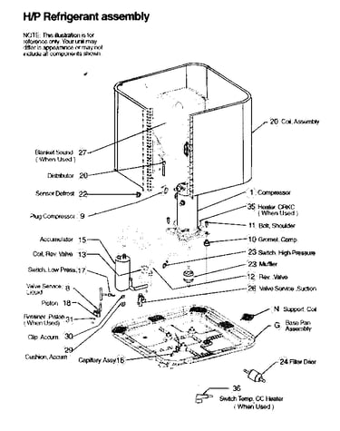 Refrigerant assy