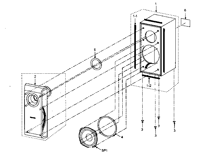 Speaker sbw740p