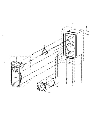 Speaker sbw740p