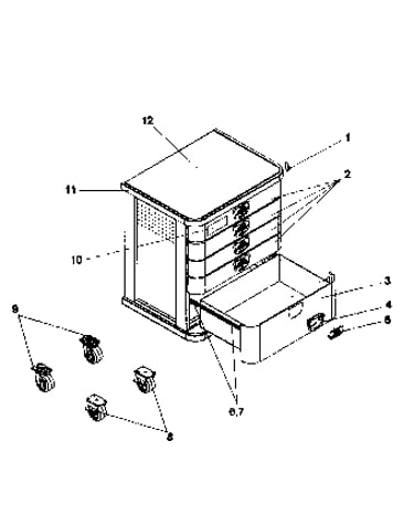 Mobile cabinet