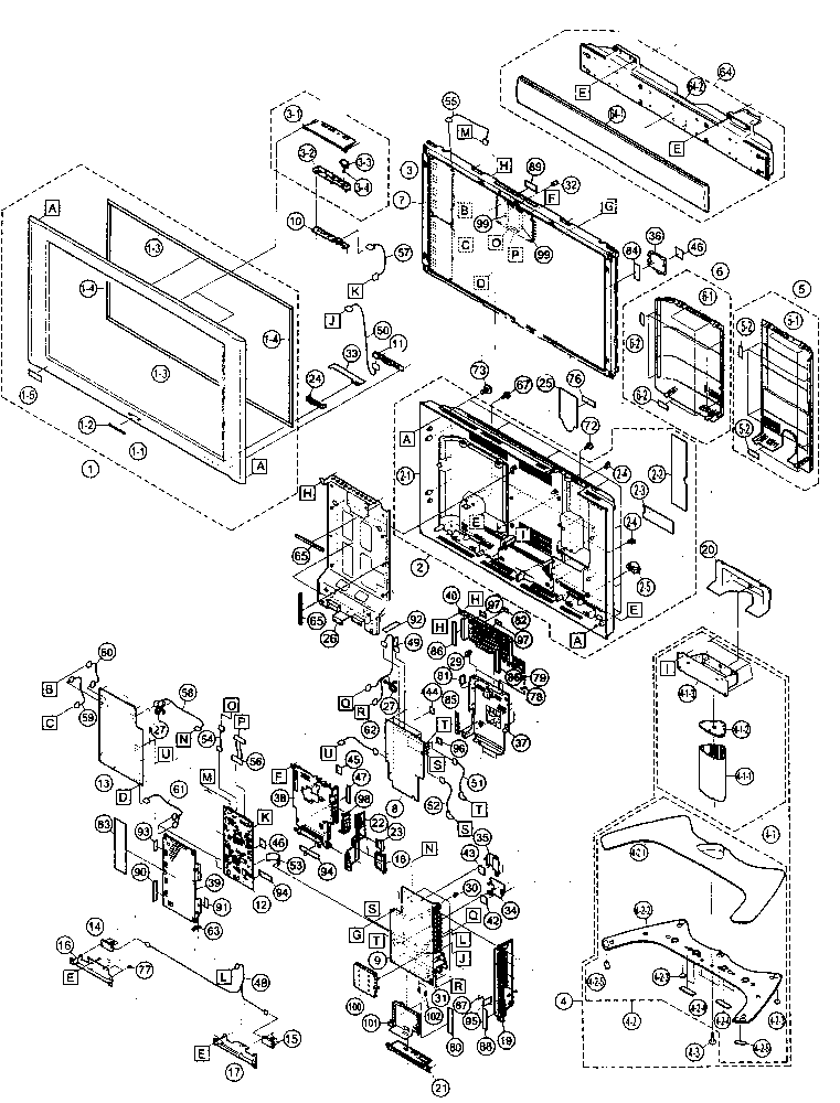 Official Sharp LC-32D6U lcd television parts | Sears PartsDirect