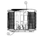 Carrier 24ABR318A0030010 side view diagram