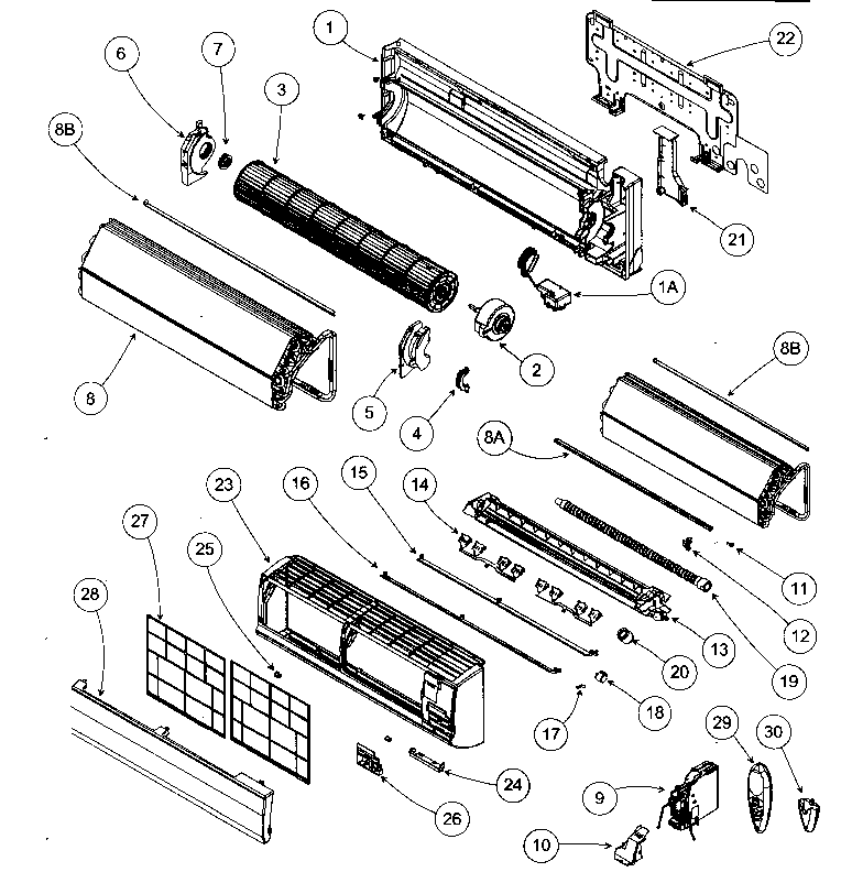Cabinet parts