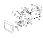 Sony KV-27XBR37 cabinet parts 1 diagram