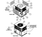 Carrier 48SDN036060300 cabinet parts diagram