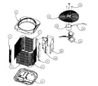 Carrier 25HBR318G0030010 cabinet parts diagram