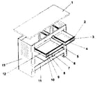 Craftsman 706597411 cabinet parts diagram