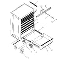 Craftsman 706650883 cabinet parts diagram