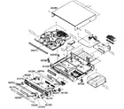 Samsung HT-Q70 cabinet parts diagram