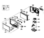 Samsung TX-R3079WHK cabinet parts diagram