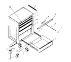Craftsman 706623971 cabinet parts diagram