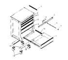 Craftsman 706596882 cabinet parts diagram