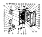 Franklin Chef FBC36OD cabinet parts diagram