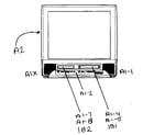 Sylvania 6727DF cabinet parts diagram