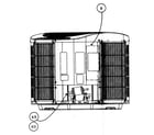 Carrier 25HBR342G0030010 side view diagram