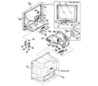 JVC AV-32WF47/Y cabinet parts diagram