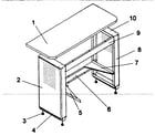 Craftsman 706592290 cabinet parts diagram