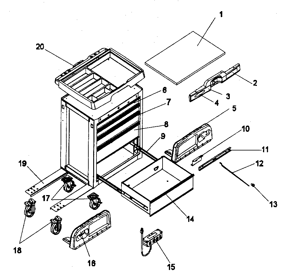Cabinet parts