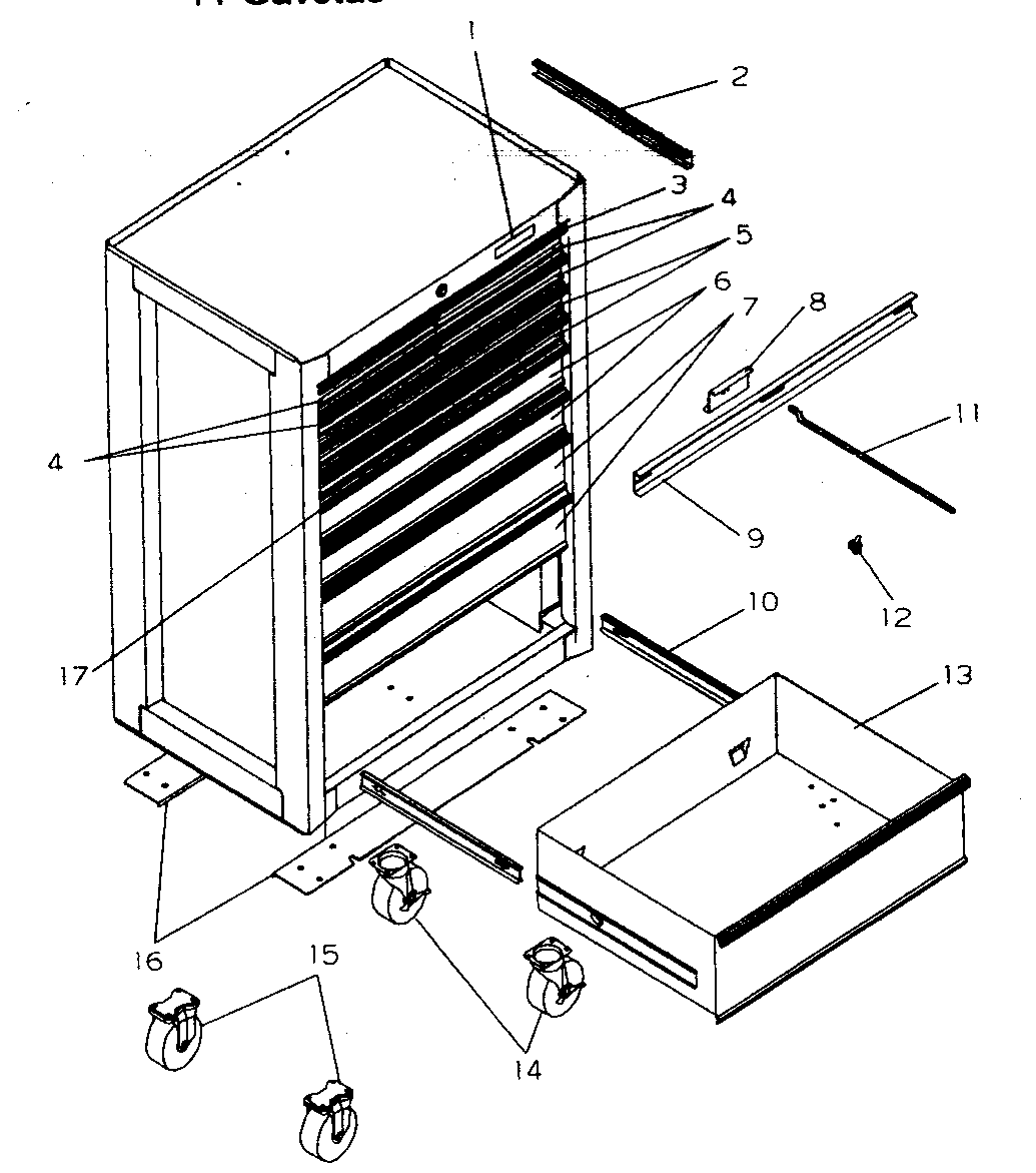 CABINET PARTS