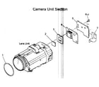 Canon ZR600A camera assy diagram